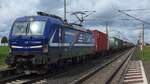 193 791-1	(91 80 6193 791-1 D-ELOC) [Gemeinsam durch Europa] durchf�hrt mit Containerzug denn Bahnhof Ovelg�nne.